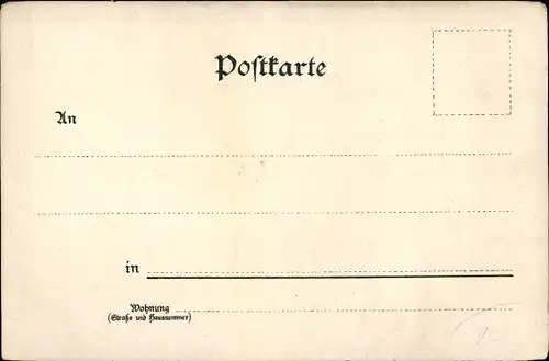 Litho Dresden, 2. Internationale Gartenbau Ausstellung 1896, Ausstellungsgebäude mit Teich