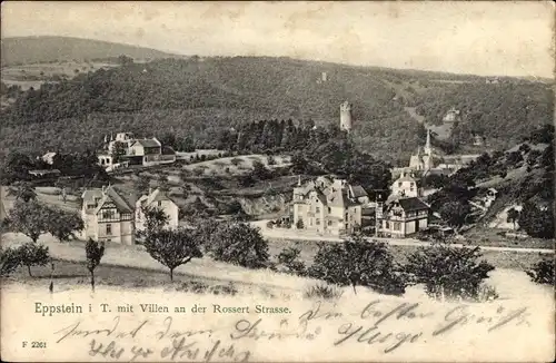 Ak Eppstein Taunus, Villen an der Rossertstraße