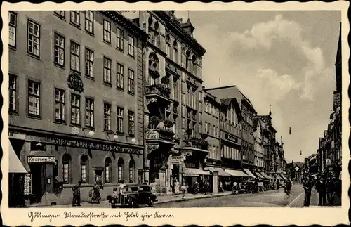 Ak Göttingen in Niedersachsen, Neanderstraße mit Hotel zur Krone