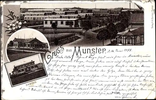 Litho Munster an der Örtze, Munsterlager, Kasino