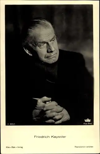 Ak Schauspieler Friedrich Kayssler, Portrait, Tobis Film