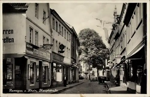 Ak Remagen im Kreis Ahrweiler, Hauptstraße, Geschäft Peter Buttinger