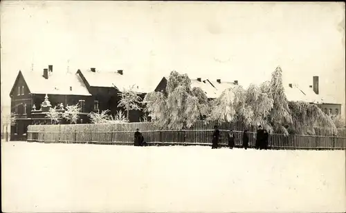 Foto Ak Reichenbach im Vogtland, Ortschaft im Winter