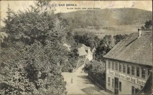 Ak Bad Berka in Thüringen, schöne Detailansicht