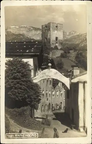 Ak Rattenberg in Tirol, schöne Detailansicht