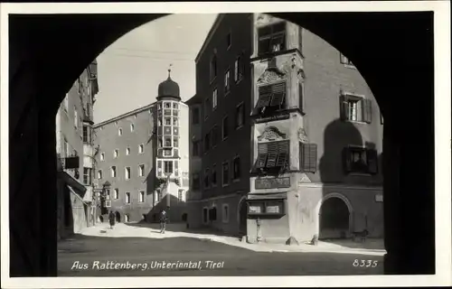 Ak Rattenberg in Tirol, schöne Detailansicht