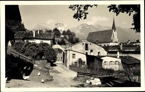 Ak Rattenberg in Tirol, schöne Detailansicht