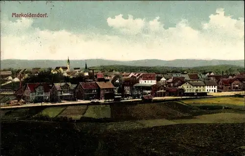 Ak Markoldendorf Dassel in Niedersachsen, Panorama von Ort und Umgebung