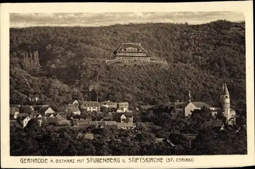 Ak Gernrode Quedlinburg am Harz, schöne Detailansicht