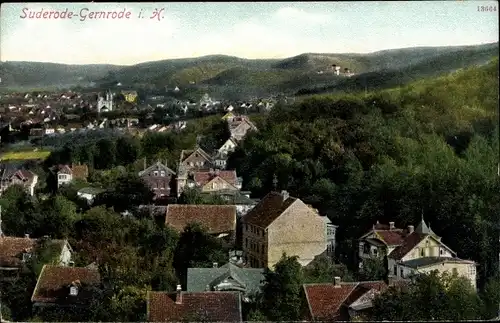 Ak Gernrode Quedlinburg am Harz, schöne Detailansicht