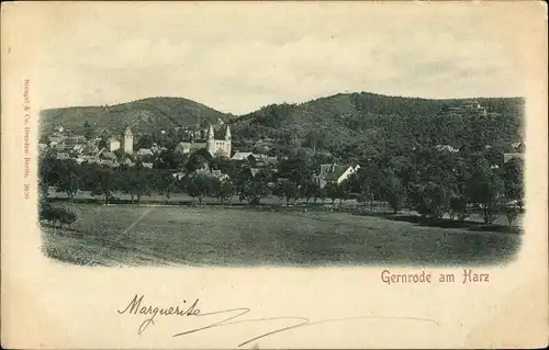 Ak Gernrode Quedlinburg am Harz, schöne Detailansicht