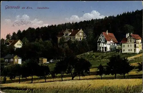 Ak Gernrode Quedlinburg am Harz, schöne Detailansicht