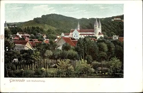 Ak Gernrode Quedlinburg am Harz, schöne Detailansicht