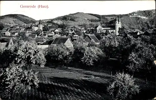 Ak Gernrode Quedlinburg am Harz, schöne Detailansicht