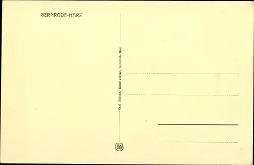 Ak Gernrode Quedlinburg am Harz, schöne Detailansicht