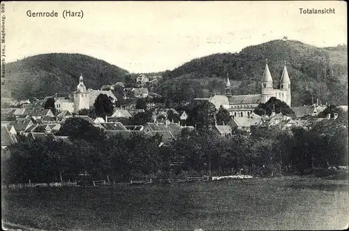 Ak Gernrode Quedlinburg am Harz, schöne Detailansicht