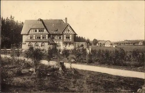 Ak Hermsdorf im Erzgebirge, Hotel Wettin, Bes. Richard Rehn