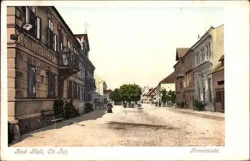 Ak Schwäbisch Hall in Baden Württemberg, Promenade, Hotel Gerstberger