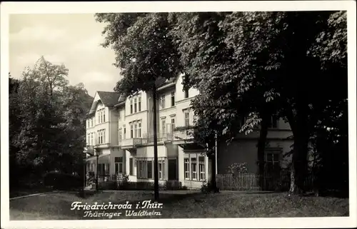 Ak Friedrichroda in Thüringen, schöne Detailansicht