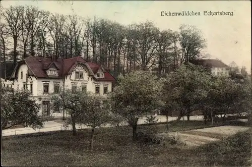 Ak Eckartsberg Mittelherwigsdorf Sachsen, Restaurant Eichenwäldchen