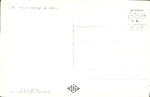Ak Sankt Gallen Steiermark, Pension Lindenhof, Vorderansicht