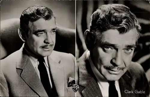 Ak Schauspieler Clark Gable in dem WarnerScope-Farbfilm Weint um die Verdammten