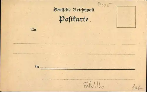 Litho Eibenstock im Erzgebirge Sachsen, Rathaus, Kriegerdenkmal, Kirche, Auerberger Aussichtsturm