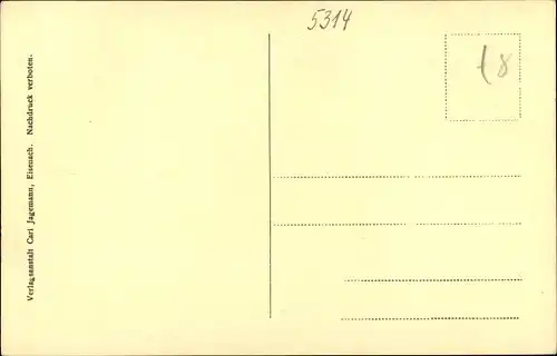 Ak Lutherstadt Eisenach in Thüringen,  Dichter und Schriftsteller Fritz Reuter, Luise, Villa, Grab