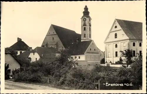 Ak Eferding in Oberösterreich, schöne Detailansicht