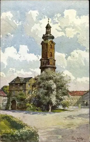 Ak Weimar in Thüringen, schöne Detailansicht