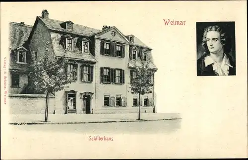 Ak Weimar in Thüringen, schöne Detailansicht