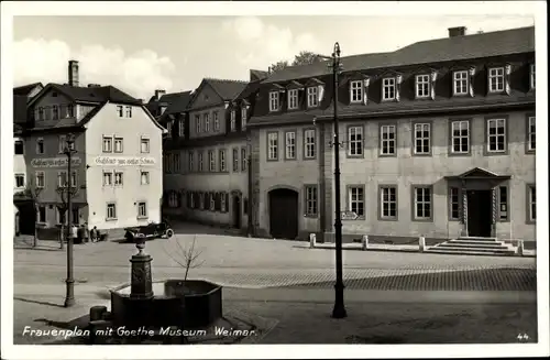 Ak Weimar in Thüringen, schöne Detailansicht