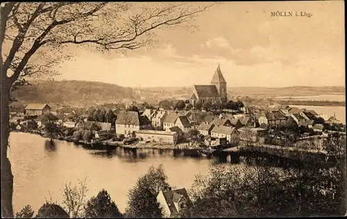 Ak Mölln in Lauenburg, schöne Detailansicht