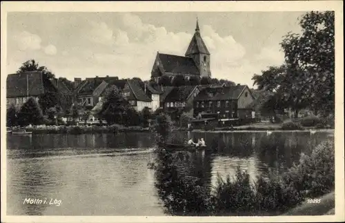 Ak Mölln in Lauenburg, schöne Detailansicht