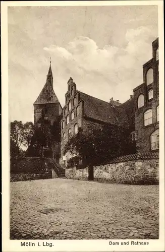 Ak Mölln in Lauenburg, schöne Detailansicht