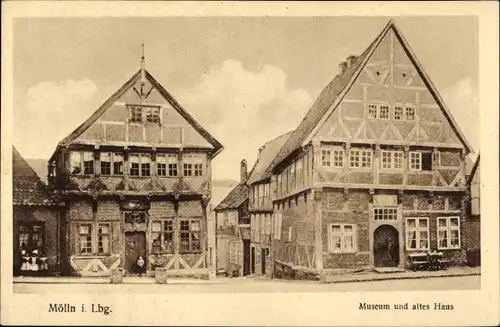 Ak Mölln in Lauenburg, schöne Detailansicht