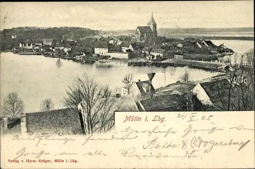 Ak Mölln in Lauenburg, schöne Detailansicht
