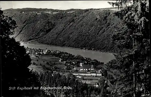 Ak Engelhartszell in Oberösterreich, schöne Detailansicht