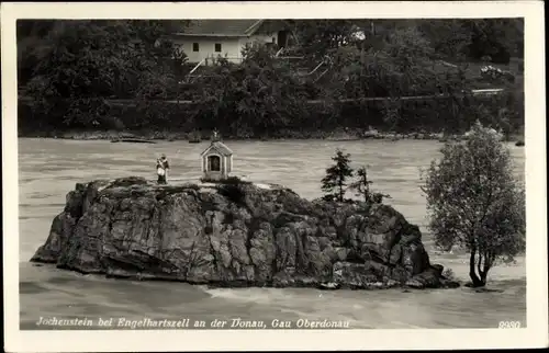 Ak Engelhartszell in Oberösterreich, schöne Detailansicht