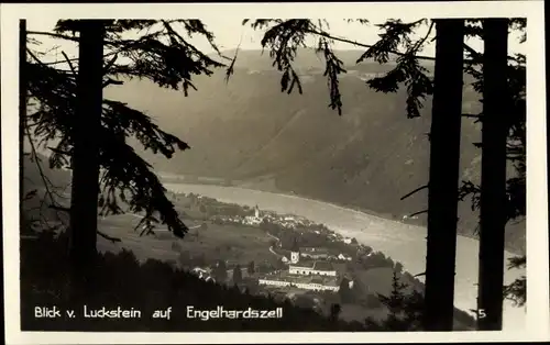 Ak Engelhartszell in Oberösterreich, schöne Detailansicht