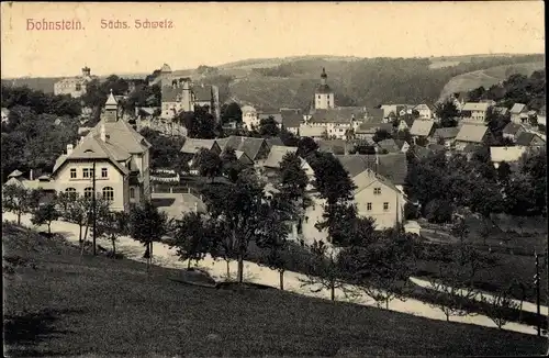 Ak Hohnstein in der Sächsischen Schweiz, schöne Detailansicht