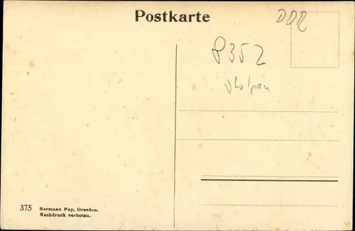 Ak Hohnstein in der Sächsischen Schweiz, schöne Detailansicht