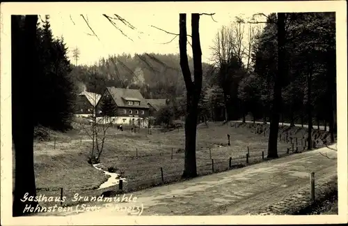 Ak Hohnstein in der Sächsischen Schweiz, schöne Detailansicht