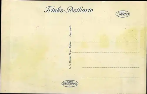 Ak Gotha in Thüringen, schöne Detailansicht