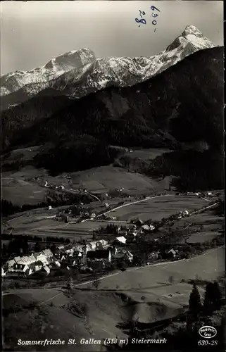 Ak Sankt Gallen in der Steiermark, schöne Detailansicht