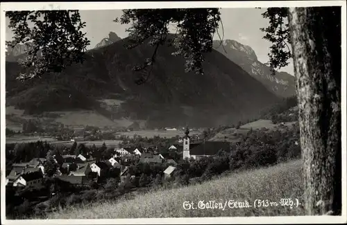 Ak Sankt Gallen in der Steiermark, schöne Detailansicht