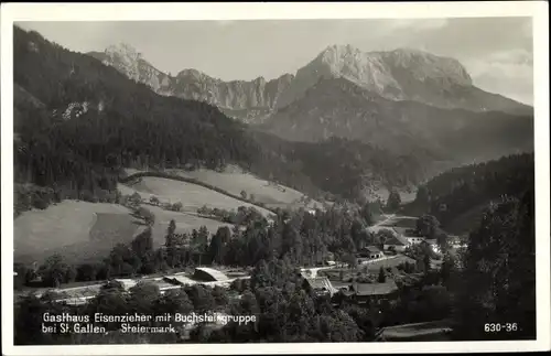 Ak Sankt Gallen in der Steiermark, schöne Detailansicht