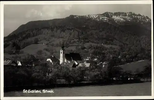 Ak Sankt Gallen in der Steiermark, schöne Detailansicht