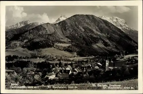 Ak Sankt Gallen in der Steiermark, schöne Detailansicht