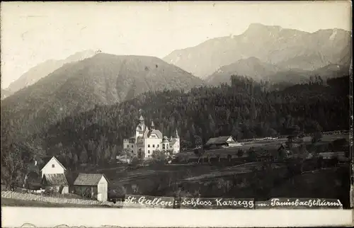 Ak Sankt Gallen in der Steiermark, schöne Detailansicht